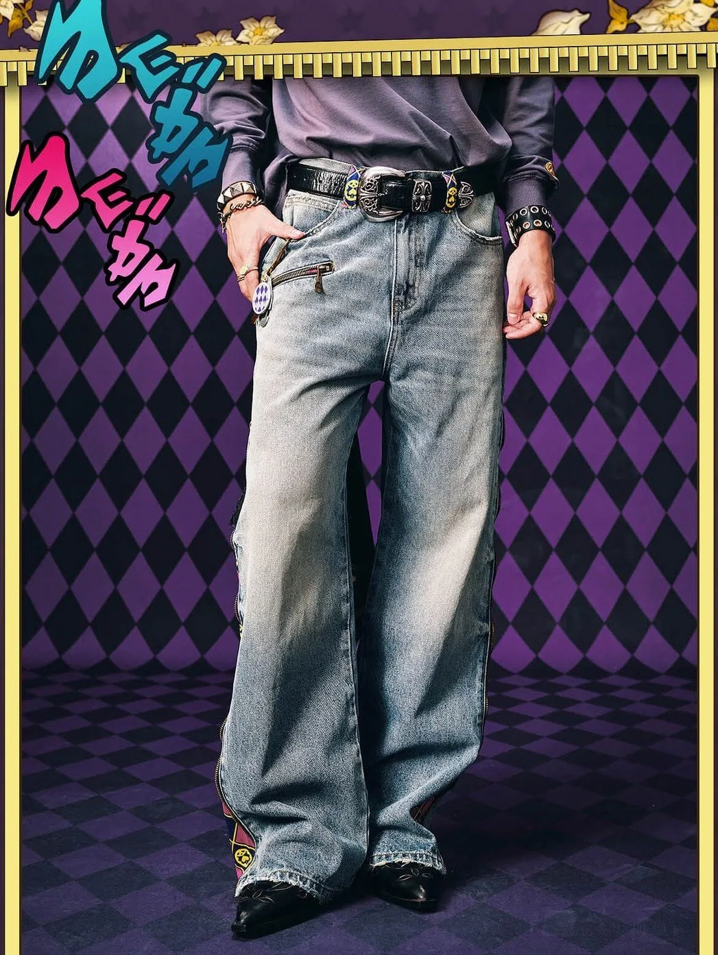 MONOLITH WIDE JEAN — editorial campaign photograph
