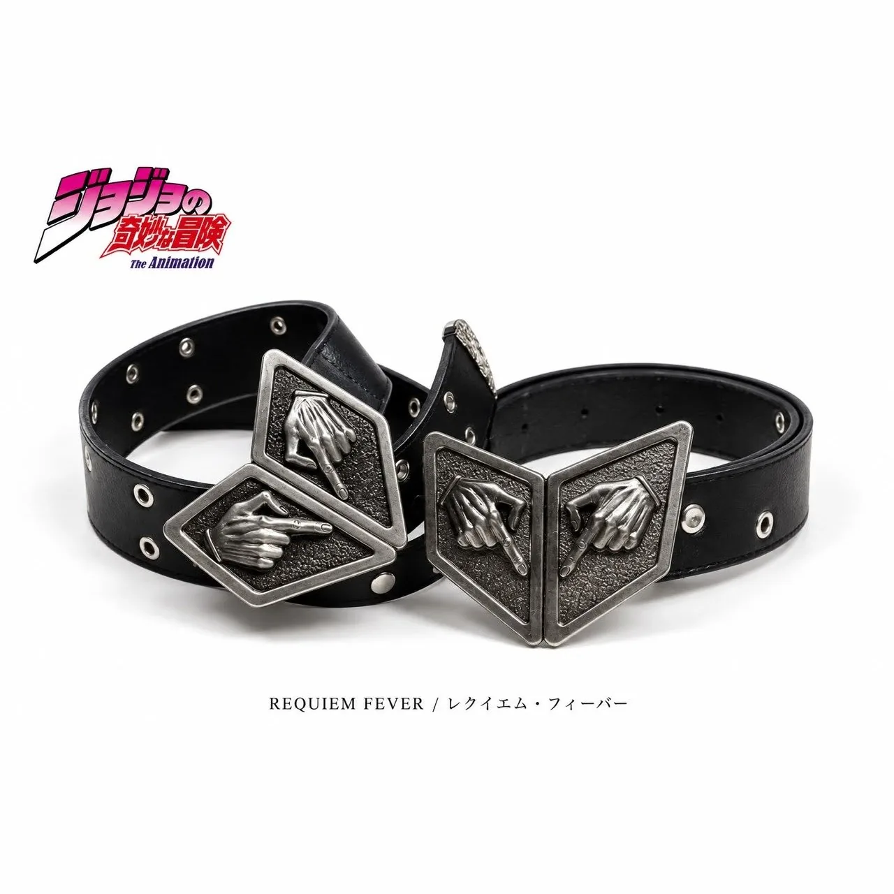 GYRO ZEPPELI BELT — BLACK / SILVER