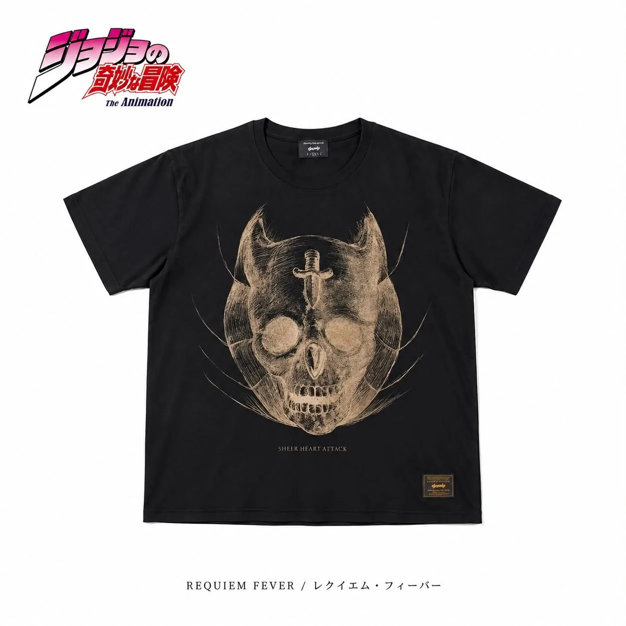 KILLER QUEEN SET PIECE SHEER HEART ATTACK TEE — BLACK